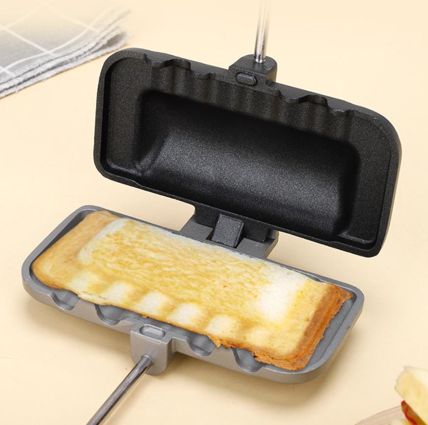 clickNcart™ removable-sandwich-baking-tray-kitchen-double-sided-skillet-toast-bread-baking-pan