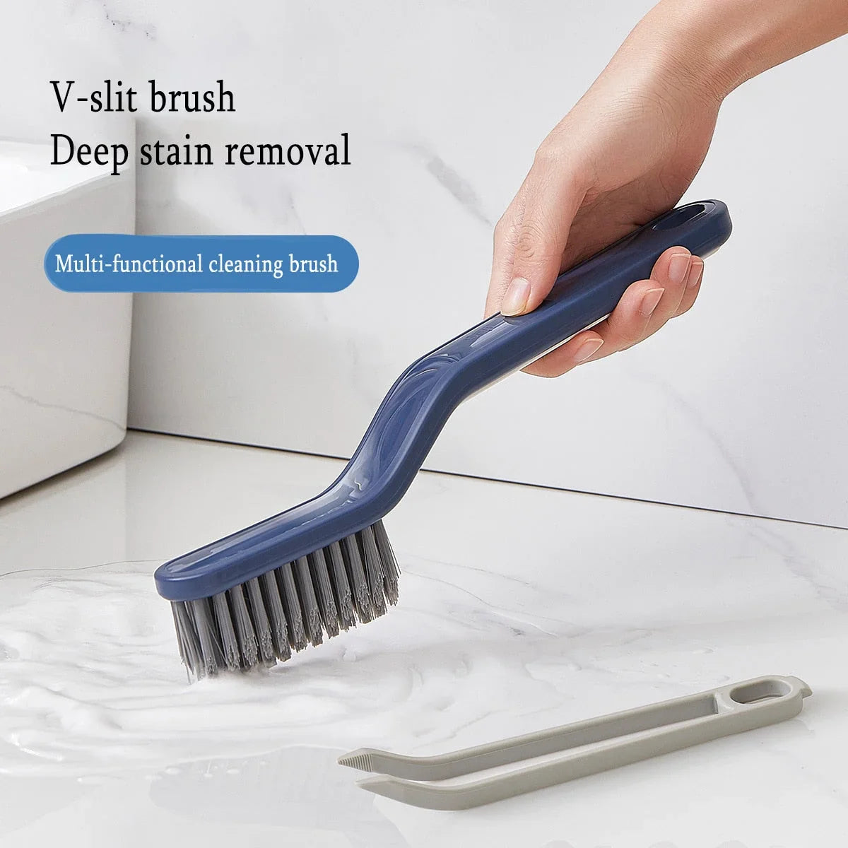 Bathroom Cleaning Brush ( 2 Pcs Included )