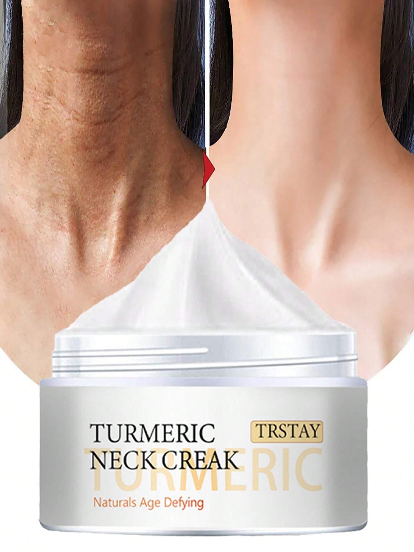 Skin Lightening and Firming Neck Cream, Moisturizes Skin, Beautifies Neck, Removes Neck Lines, Lightens and Moisturizes Skin Tone, Neck Mask