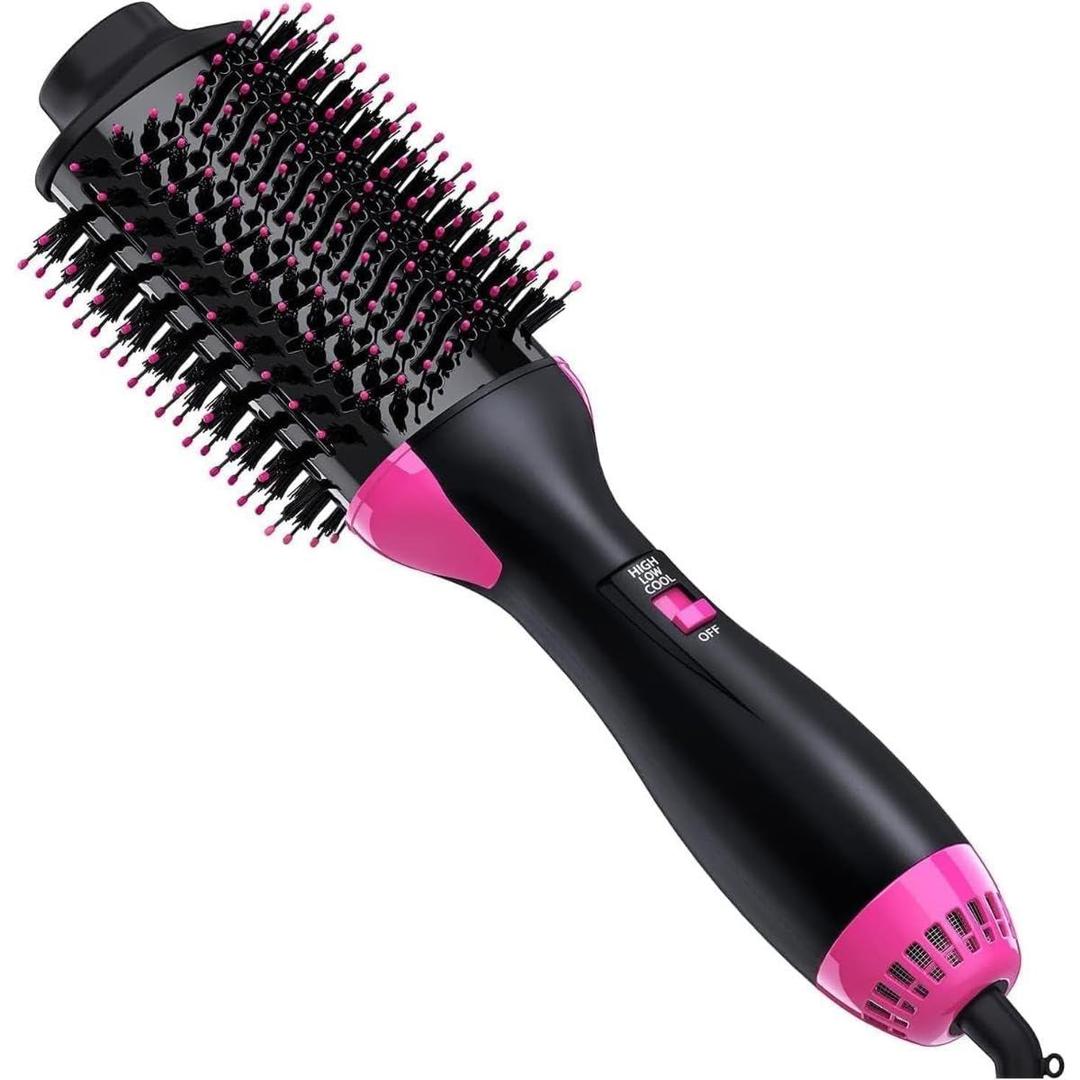 clickNcart™ One Step Hair Dryer and Volumizer Round Hot Air Brush