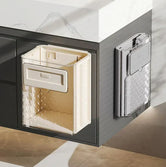 clickNcart™ wall-mounted-hanging-trash-can-with-lid