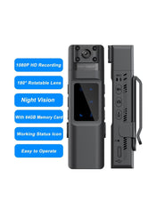 1080P HD Body Mounted Camera