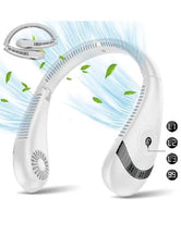 LED Display Neck Fan