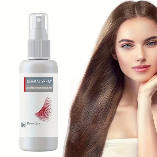 Dermal Spray Hair Care Essential Oil, Fast-Acting Hair Strengthening Formula With Keratin, Caffeine, And Ginseng, Natural Beauty Care Essence For All Hair Types