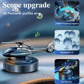 Solar Car Air Freshener Perfume Helicopter