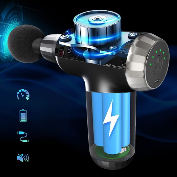 clickNcart™ Muscle Massage Gun with 4 Heads FH-820