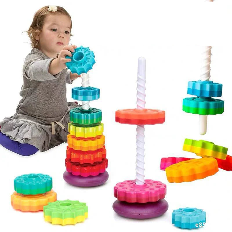 clickNcart™ spinbow-childs-fun-and-educational-color-tower