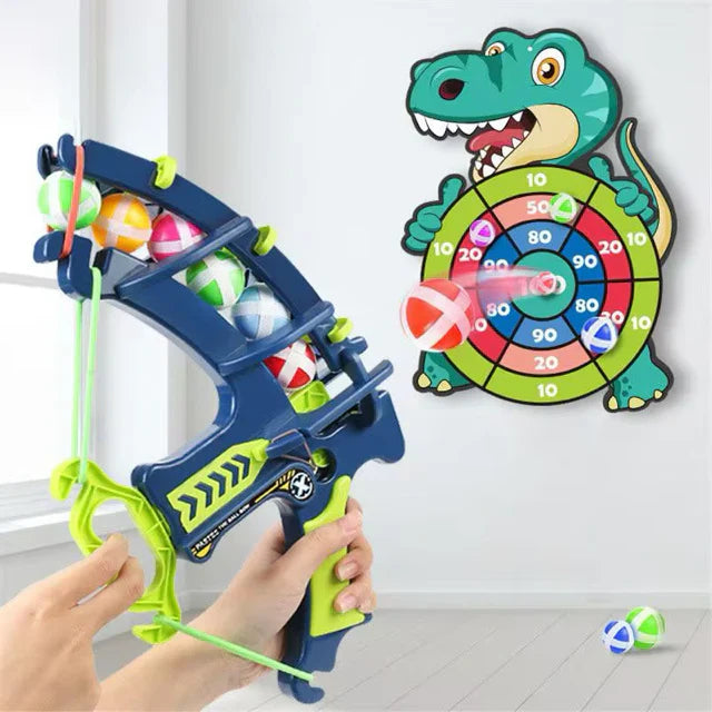 clickNcart™ montessori-crossbow-archery-dartboard-childrens-indoor-party-toy