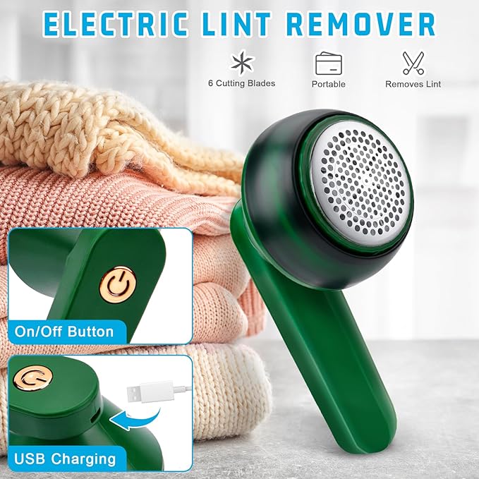clickNcart™ Rechargeable Lint Remover