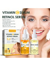 Vitamin G & Retinol Firming Serum 2 Pack, Firming & Lifting Serum Smooths Skin, Improves Elasticity & Reduces Wrinkles,